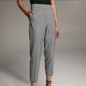 NWT Aritzia Babaton Conan Pant Trouser | Cropped Houndstooth Checkered | size 8